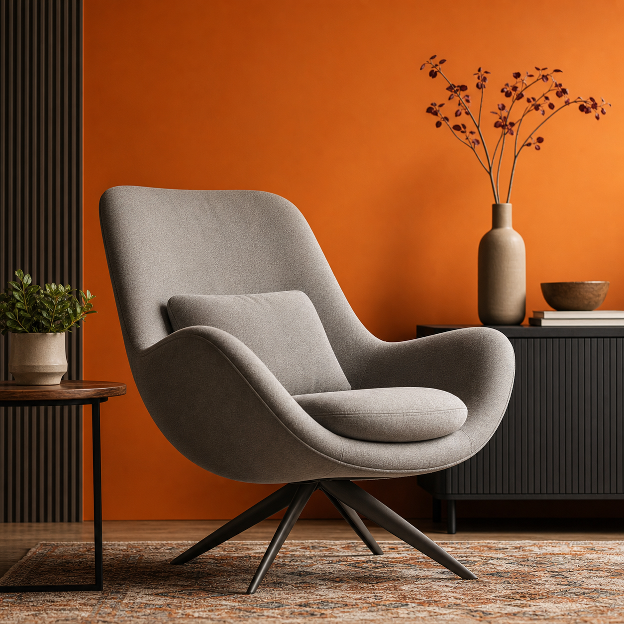 Soft neutral decor piece